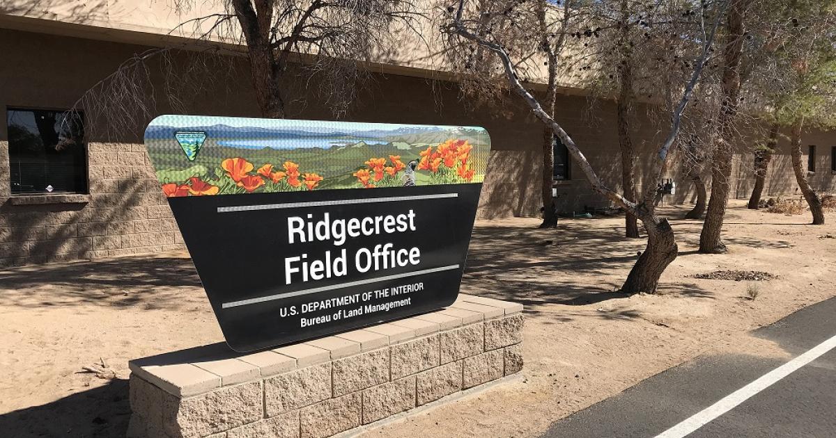 Ridgecrest Field Office Bureau of Land Management